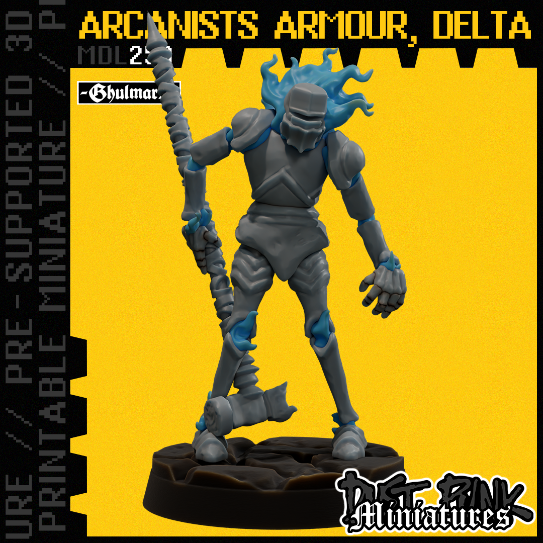MDL258 ARCANISTS ARMOUR, DELTA [PRE-SUPPORTED]